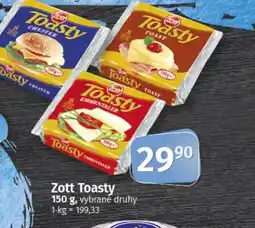 COOP TIP ZOTT Toasty nabídka