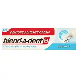 Penny Market Blend-A-Dent Mild Mint fixační krém na zubní náhradu extra silný 47g nabídka