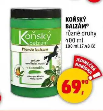 Penny Market KOŇSKÝ BALZÁM, 400 ml nabídka