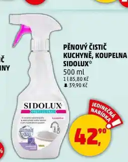 Penny Market PĚNOVÝ ČISTIČ KUCHYNĚ, KOUPELNA SIDOLUX, 500 ml nabídka