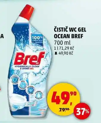 Penny Market ČISTIČ WC GEL OCEAN BREF, 700 ml nabídka