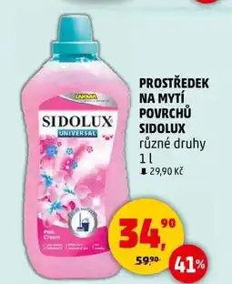 Penny Market PROSTŘEDEK NA MYTÍ POVRCHŮ SIDOLUX, 1 l nabídka