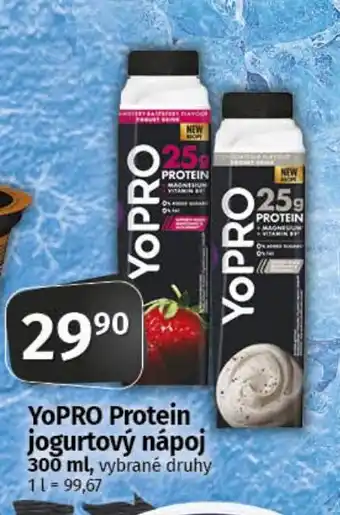 COOP TIP YOPRO Protein jogurtový nápoj nabídka