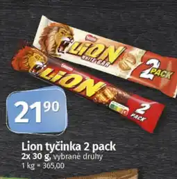 COOP TIP Lion tyčinka 2 pack nabídka