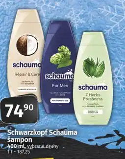 COOP TIP Schwarzkopf Schauma šampon nabídka