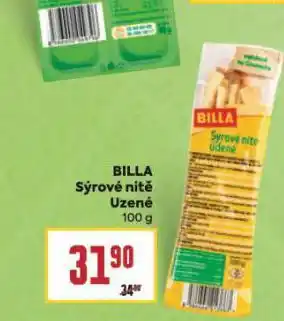 Billa Sýrové nitě uzené nabídka