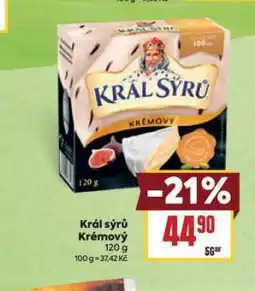 Billa Král sýrů hermelín nabídka