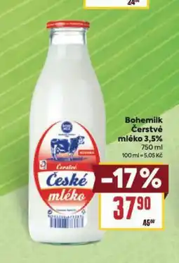 Billa Bohemilk čerstvé mléko nabídka