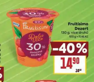 Billa Fruitisimo dezert nabídka