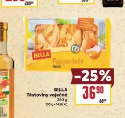 Billa Těstoviny vaječné nabídka