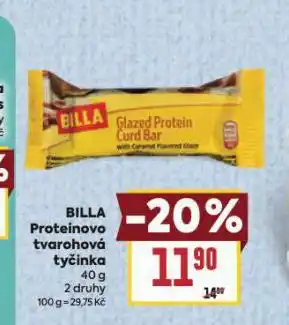 Billa Proteinovo tvarohová tyčinka nabídka