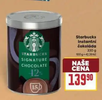 Billa Starbucks horká čokoláda nabídka