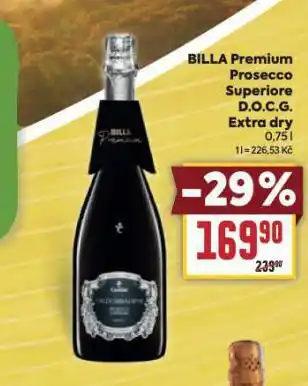 Billa Prosecco superiore docg nabídka