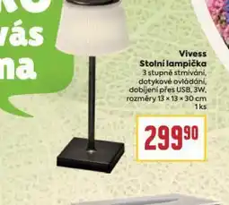 Billa Stolní lampička nabídka