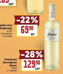 Billa Freixenet sauvignon blanc nabídka