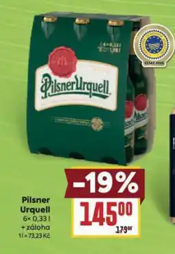 Billa Pivo pilsner urquell nabídka