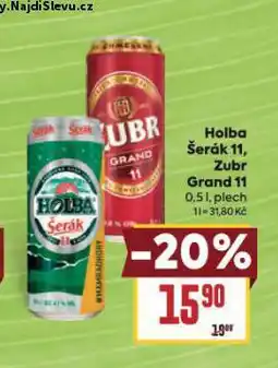 Billa Pivo zubr nabídka