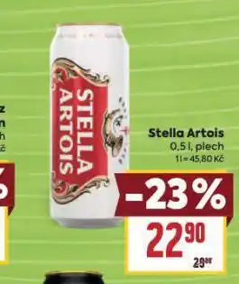 Billa Pivo stella artois nabídka