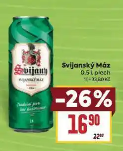 Billa Pivo svijanský máz nabídka