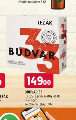 Terno Pivo budvar 33 nabídka