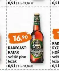 Terno Pivo radegast ratar nabídka