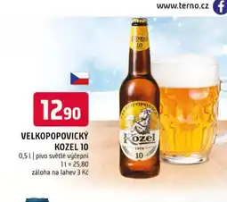 Terno Pivo velkopopovický kozel 10 nabídka