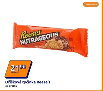 Action Oříšková tyčinka Reese's 47 gramů nabídka