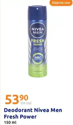 Action Deodorant Nivea Men Fresh Power nabídka