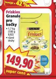 Norma Friskies granule pro kočky nabídka