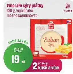 BonVeno Fine Life sýr plátky 100 g, více druhů nabídka