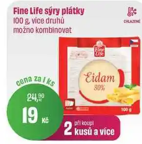 BonVeno Fine Life sýr plátky 100 g, více druhů nabídka