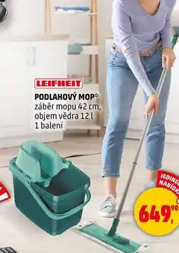 Penny Market LEIFHEIT PODLAHOVÝ MOP, 1 balení nabídka