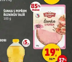 Penny Market ŠUNKA S PEPŘEM ŘEZNÍKŮV TALÍŘ, 100 g nabídka