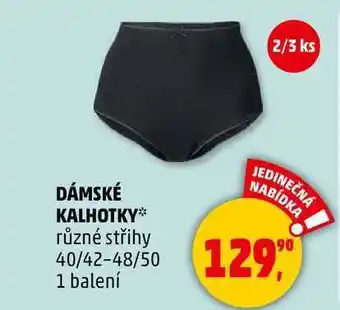 Penny Market DÁMSKÉ KALHOTKY, 1 balení nabídka