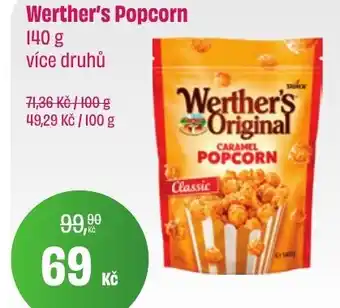 BonVeno Werther's Popcorn nabídka