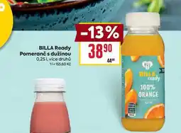 Billa BILLA Ready Pomeranč s dužinou 0,25l nabídka