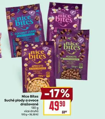 Billa Nice Bites Suché plody a ovoce dražované 130 g nabídka