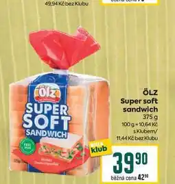 Billa ÖLZ Super soft sandwich 375 g nabídka