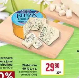 Billa Zlatá niva 60% t. v s. z pultu lahůdek cena za 100g nabídka