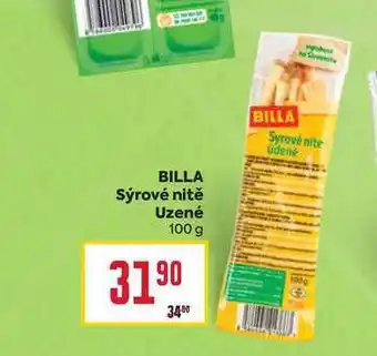 Billa BILLA Sýrové nitě Uzené 100g nabídka