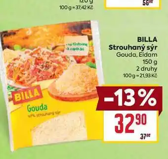 Billa BILLA Strouhaný sýr Gouda, Eidam 150 g nabídka