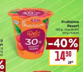 Billa Fruitisimo Dezert 130 g nabídka