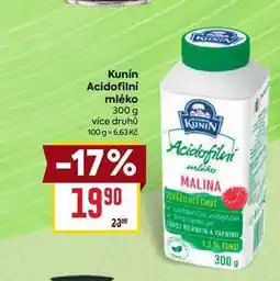 Billa Kunín Acidofilní mléko 300 g nabídka