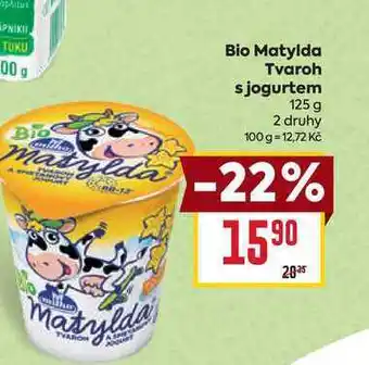 Billa Bio Matylda Tvaroh s jogurtem 125 g nabídka