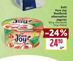 Billa Zott Pure Joy Rostlinná alternativa jogurtu 125 g nabídka