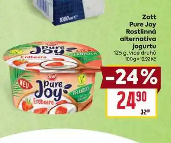 Billa Zott Pure Joy Rostlinná alternativa jogurtu 125 g nabídka