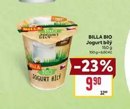 Billa BILLA BIO Jogurt bílý 150 g nabídka