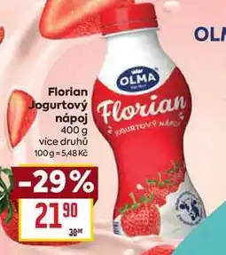 Billa Florian Jogurtový nápoj 400 g nabídka