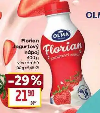 Billa Florian Jogurtový nápoj 400 g nabídka