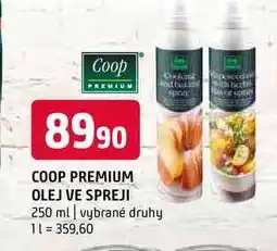 Terno Coop premium olej ve spreji 250ml nabídka